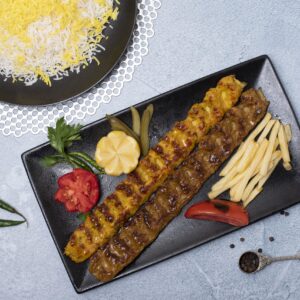 KEBAB COMBO 1 With Rice
