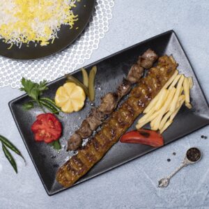 KEBAB COMBO 2 With Rice