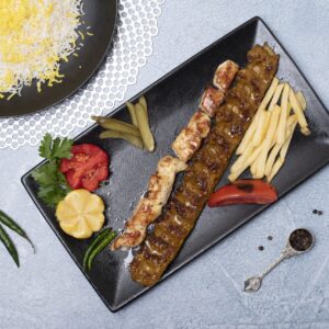 KEBAB COMBO 3 With Rice