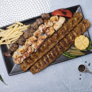 Mixed Grill (2 Persons) With Rice