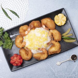 SHRIMP PUFF (Fried) With Rice