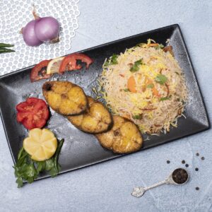 BOKHARY RICE W/KING FISH
